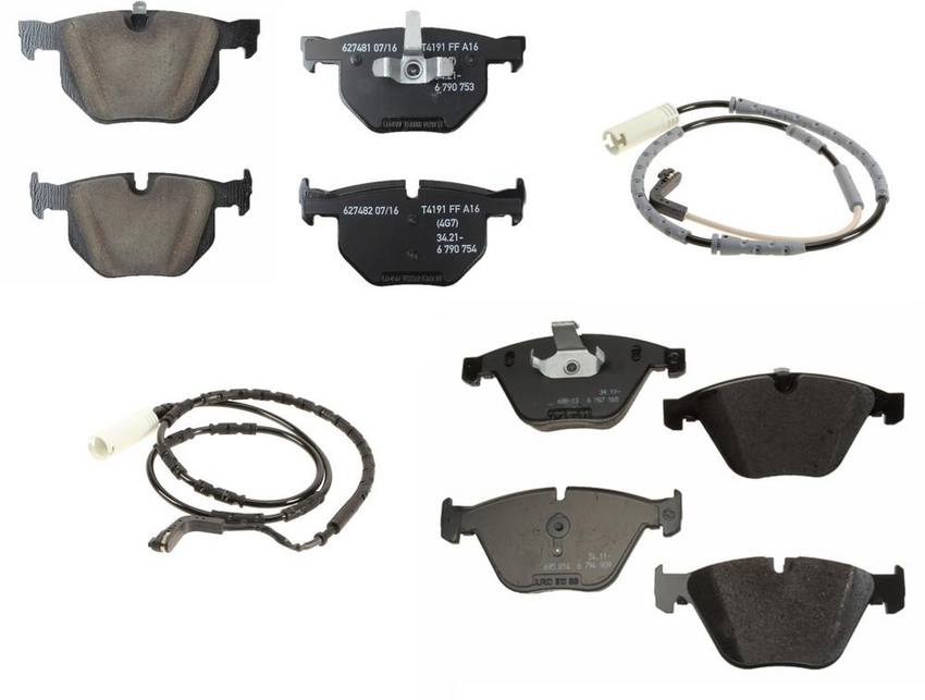 BMW Disc Brakes Kit - Pads Front and Rear